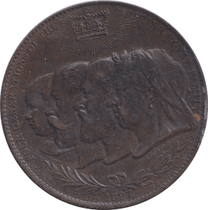 1897 DIAMOND JUBILEE MEDALLION - MEDALS & MEDALLIONS - Cambridgeshire Coins