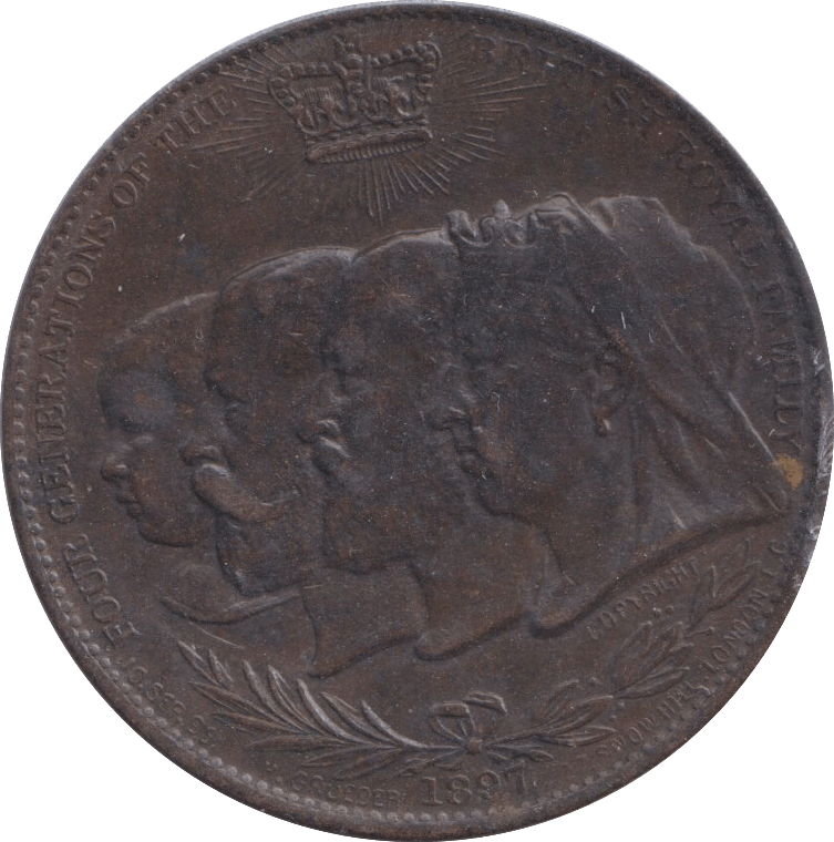 1897 DIAMOND JUBILEE MEDALLION - MEDALS & MEDALLIONS - Cambridgeshire Coins