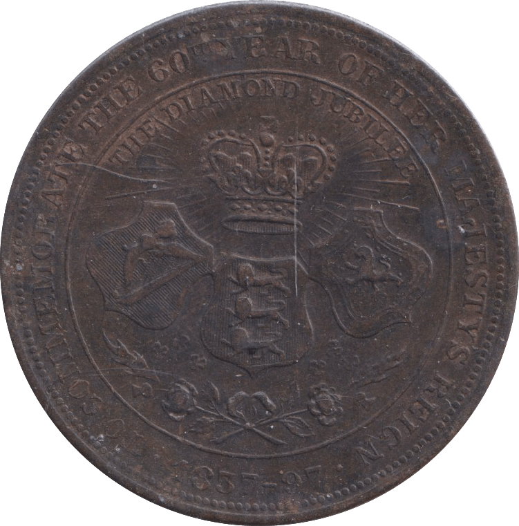 1897 DIAMOND JUBILEE MEDALLION - MEDALS & MEDALLIONS - Cambridgeshire Coins