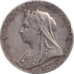 1897 DIAMOND JUBILEE SILVER MEDAL - MEDALS & MEDALLIONS - Cambridgeshire Coins