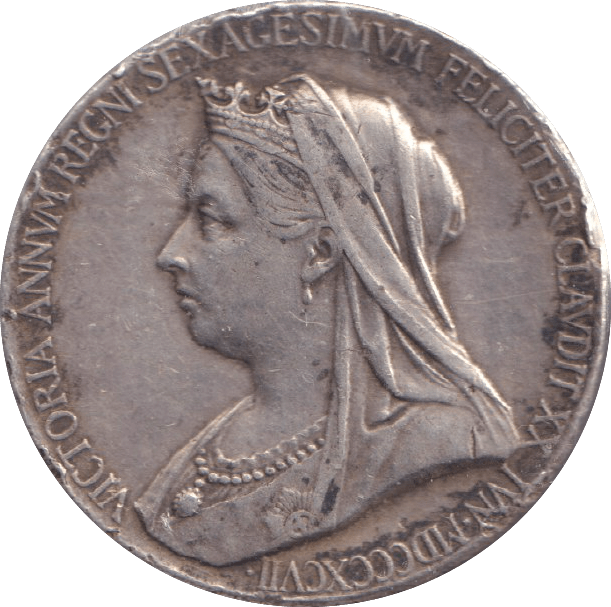 1897 DIAMOND JUBILEE SILVER MEDAL - MEDALS & MEDALLIONS - Cambridgeshire Coins