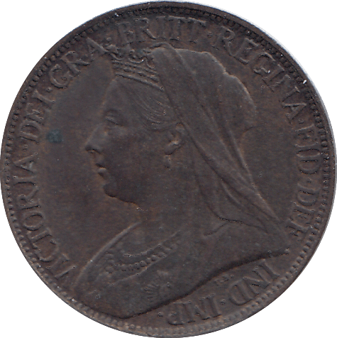 1897 FARTHING ( AUNC ) - FARTHING - Cambridgeshire Coins