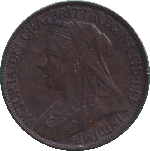 1897 FARTHING ( EF ) - FARTHING - Cambridgeshire Coins