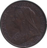 1897 FARTHING ( EF ) - FARTHING - Cambridgeshire Coins