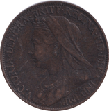 1897 FARTHING ( GF ) - FARTHING - Cambridgeshire Coins