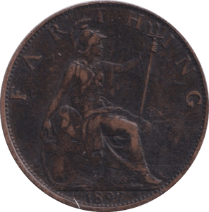 1897 FARTHING ( GF ) - FARTHING - Cambridgeshire Coins