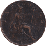 1897 FARTHING ( GF ) - FARTHING - Cambridgeshire Coins