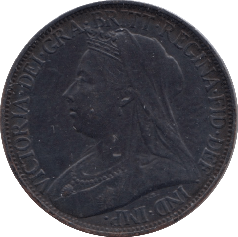 1897 FARTHING ( GVF ) - Farthing - Cambridgeshire Coins