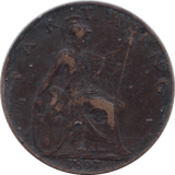 1897 FARTHING ( VF ) - Farthing - Cambridgeshire Coins