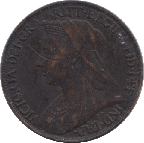 1897 FARTHING ( VF ) - Farthing - Cambridgeshire Coins