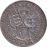 1897 FLORIN ( AUNC ) - FLORIN - Cambridgeshire Coins
