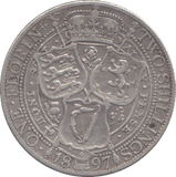 1897 FLORIN ( FINE ) - FLORIN - Cambridgeshire Coins