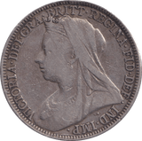 1897 FLORIN ( FINE ) - FLORIN - Cambridgeshire Coins