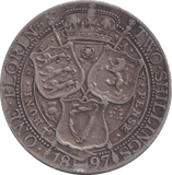 1897 FLORIN ( FINE ) - FLORIN - Cambridgeshire Coins