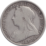 1897 FLORIN ( FINE ) - FLORIN - Cambridgeshire Coins