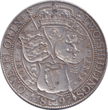 1897 FLORIN ( GVF ) - FLORIN - Cambridgeshire Coins