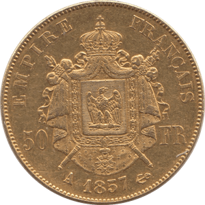 1897 GOLD 50 FRANCS FRANCE - Gold World Coins - Cambridgeshire Coins