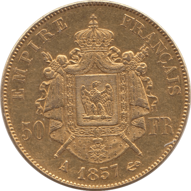 1897 GOLD 50 FRANCS FRANCE - Gold World Coins - Cambridgeshire Coins