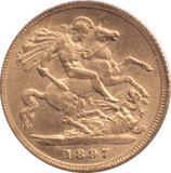 1897 GOLD HALF SOVEREIGN ( UNC ) - HALF SOVEREIGN - Cambridgeshire Coins