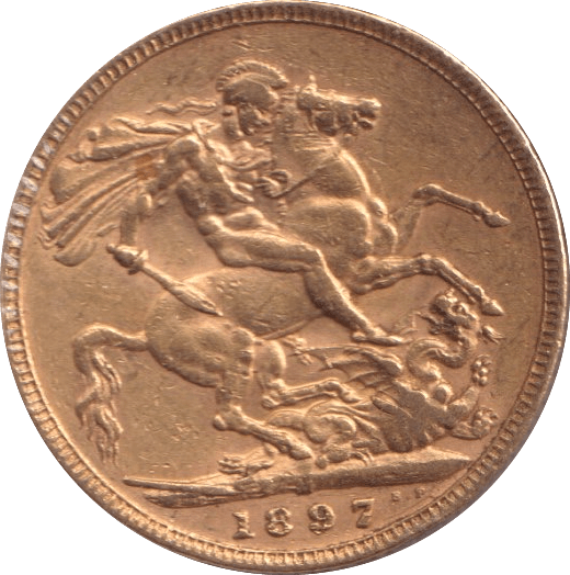 1897 GOLD SOVEREIGN ( EF ) MELBOURNE MINT - Sovereign - Cambridgeshire Coins