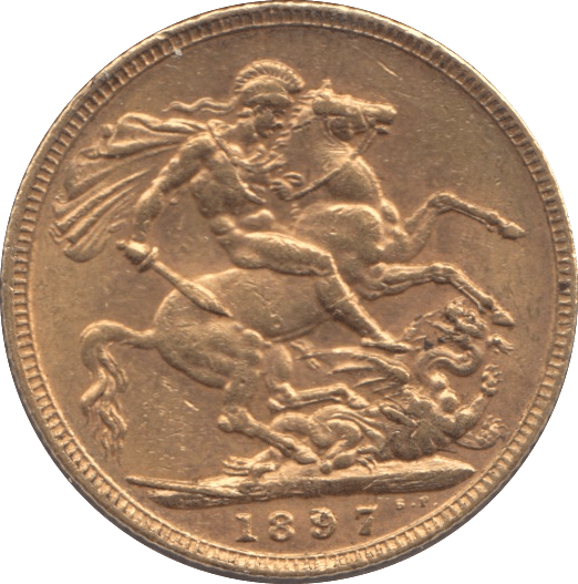 1897 GOLD SOVEREIGN ( EF ) MELBOURNE MINT - SOVEREIGN - Cambridgeshire Coins