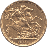 1897 GOLD SOVEREIGN ( EF ) SYDNEY MINT - SOVEREIGN - Cambridgeshire Coins