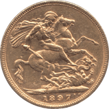 1897 GOLD SOVEREIGN ( GVF ) MELBOURNE MINT - SOVEREIGN - Cambridgeshire Coins