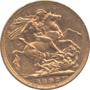 1897 GOLD SOVEREIGN MELBOURNE MINT ( EF ) - SOVEREIGN - Cambridgeshire Coins