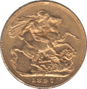 1897 GOLD SOVEREIGN MELBOURNE MINT ( UNC ) - SOVEREIGN - Cambridgeshire Coins