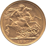 1897 GOLD SOVEREIGN ( UNC ) MELBOURNE MINT - SOVEREIGN - Cambridgeshire Coins