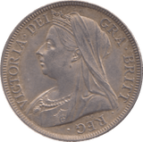 1897 HALFCROWN ( AUNC ) - Halfcrown - Cambridgeshire Coins