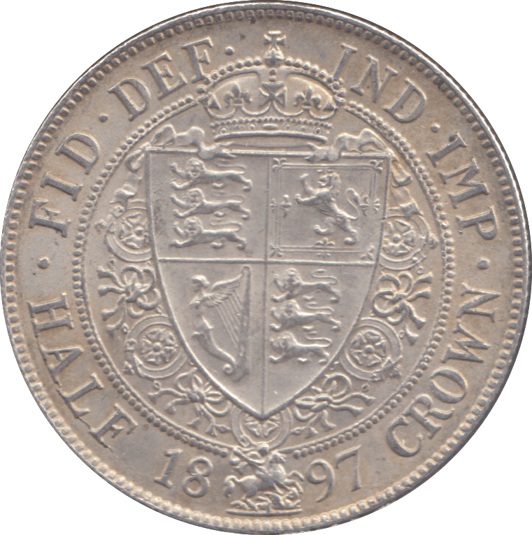 1897 HALFCROWN ( AUNC ) - HALFCROWN - Cambridgeshire Coins