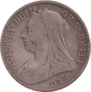 1897 HALFCROWN ( FINE ) - Halfcrown - Cambridgeshire Coins