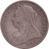 1897 HALFCROWN ( FINE ) - Halfcrown - Cambridgeshire Coins