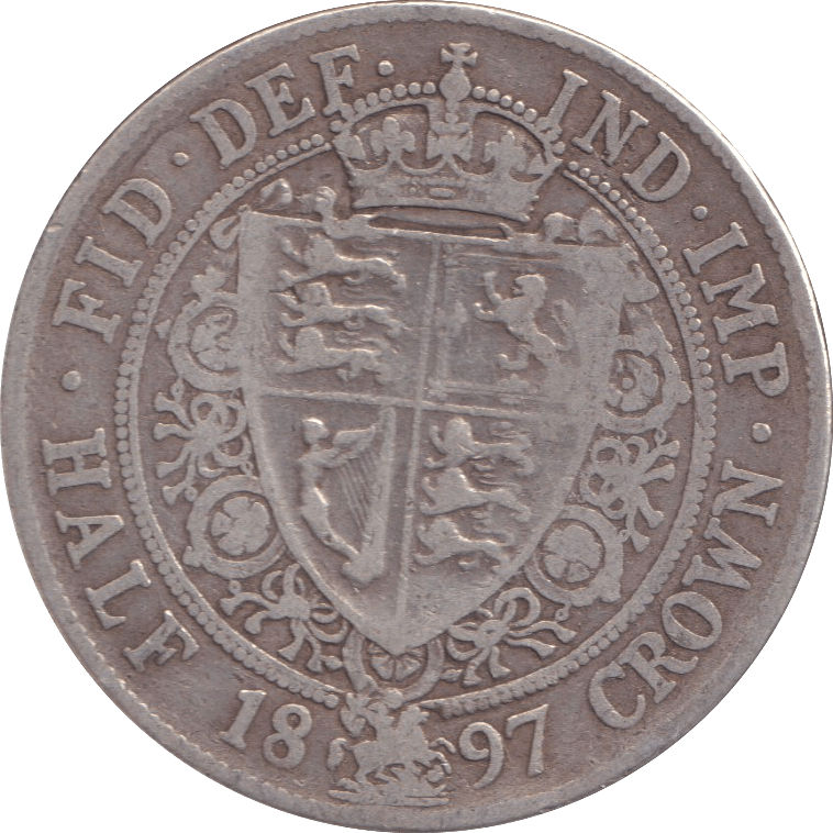 1897 HALFCROWN ( FINE ) - HALFCROWN - Cambridgeshire Coins
