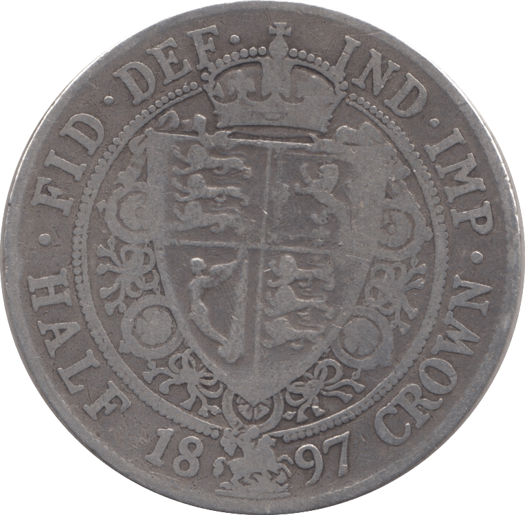 1897 HALFCROWN ( FINE ) - HALFCROWN - Cambridgeshire Coins