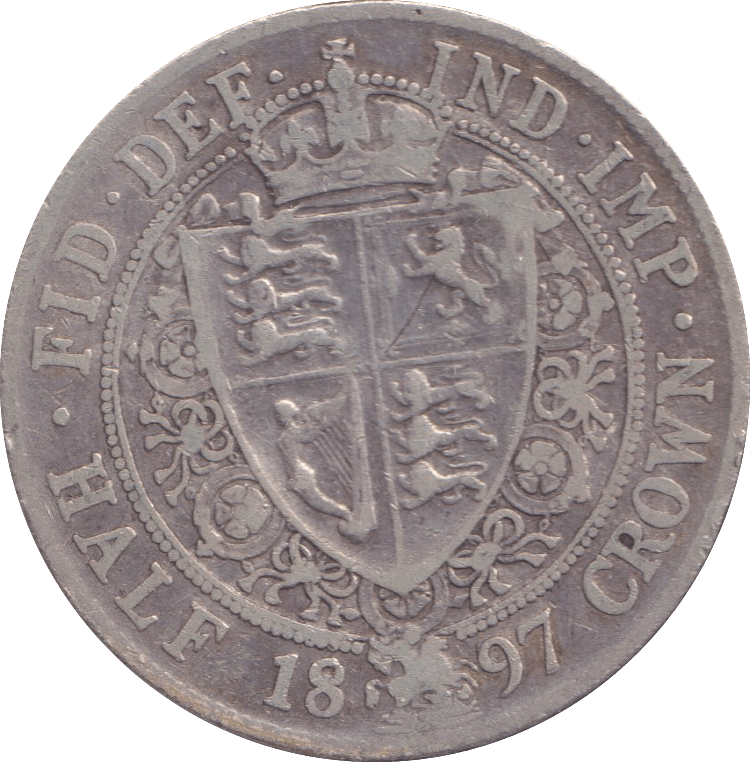 1897 HALFCROWN ( FINE ) - HALFCROWN - Cambridgeshire Coins