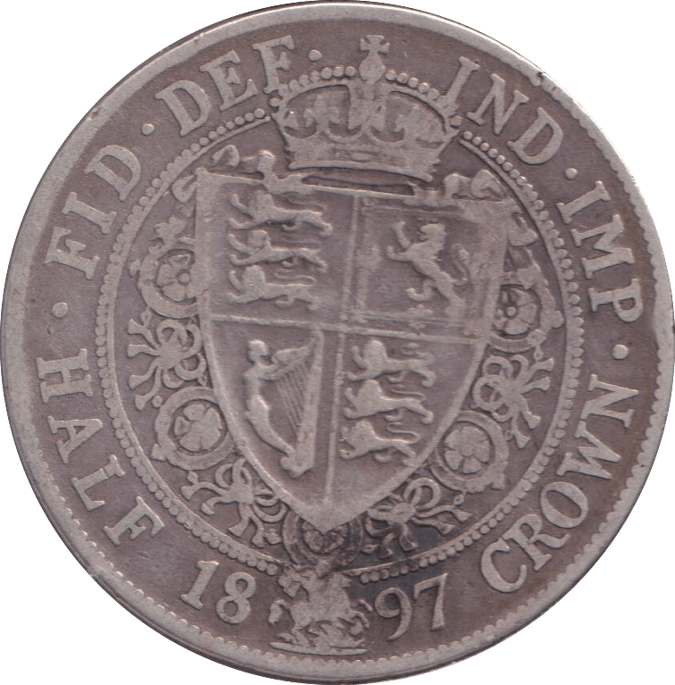 1897 HALFCROWN ( FINE ) - HALFCROWN - Cambridgeshire Coins