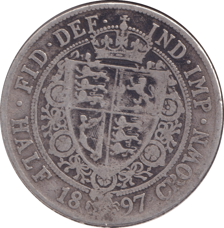 1897 HALFCROWN ( FINE ) - HALFCROWN - Cambridgeshire Coins