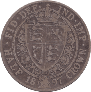 1897 HALFCROWN ( FINE ) - HALFCROWN - Cambridgeshire Coins