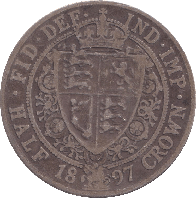 1897 HALFCROWN ( FINE ) - HALFCROWN - Cambridgeshire Coins