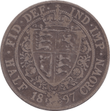 1897 HALFCROWN ( FINE ) - HALFCROWN - Cambridgeshire Coins