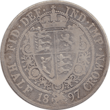 1897 HALFCROWN ( FINE ) - HALFCROWN - Cambridgeshire Coins