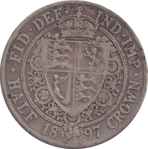 1897 HALFCROWN ( FINE ) - HALFCROWN - Cambridgeshire Coins