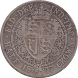 1897 HALFCROWN ( FINE ) - HALFCROWN - Cambridgeshire Coins