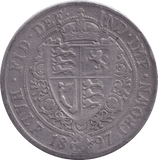 1897 HALFCROWN ( GF ) 4 - HALFCROWN - Cambridgeshire Coins