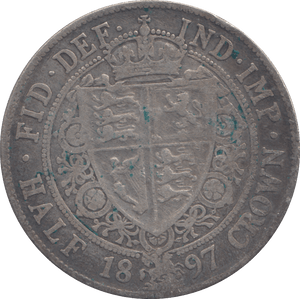 1897 HALFCROWN ( GF ) - HALFCROWN - Cambridgeshire Coins