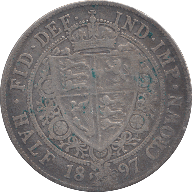 1897 HALFCROWN ( GF ) - HALFCROWN - Cambridgeshire Coins