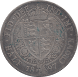 1897 HALFCROWN ( GF ) - HALFCROWN - Cambridgeshire Coins