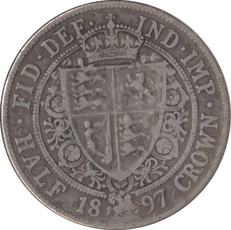 1897 HALFCROWN ( GF ) - HALFCROWN - Cambridgeshire Coins